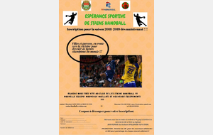 Handball venez nous rejoindre...