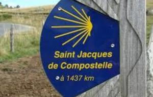 Inauguration chemin de St Jacques de Compostelle...