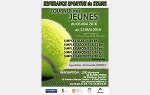 18ème Tournoi Jeunes de Tennis