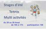 STAGE Tennis / Multi activités