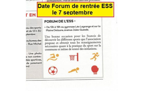 INFO DATE FORUM ESS